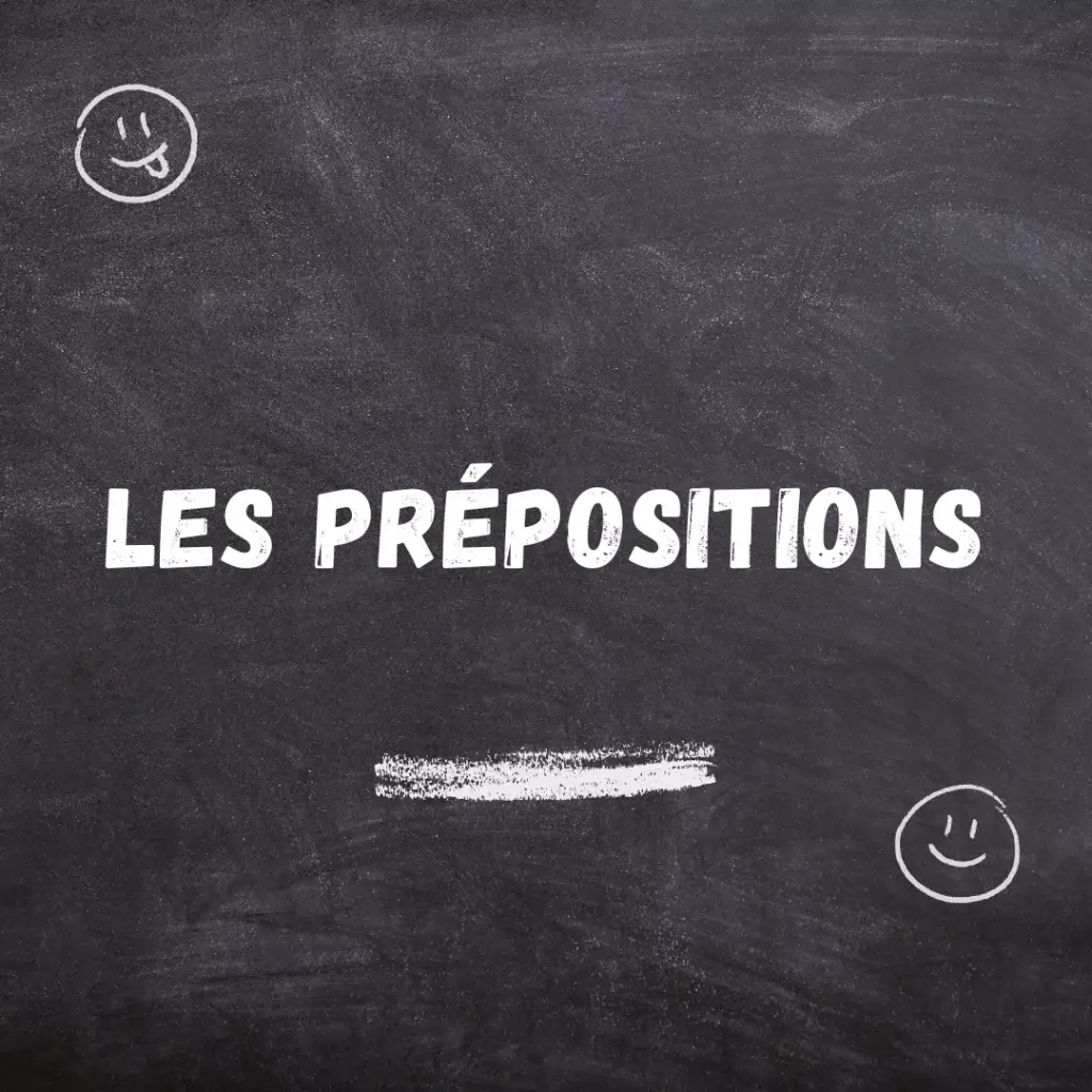 Les prépositions