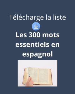 Lexique espagnol Les 300 mots essentiels